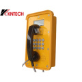 Teléfono del túnel Teléfono de VoIP Knsp-16 LCD Impermeable Teléfono robusto industrial